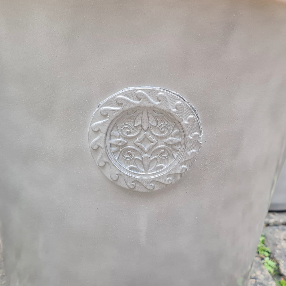 Close up of palma planter