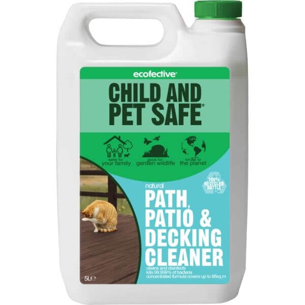 Patio and decking cleaner child and pet safe
