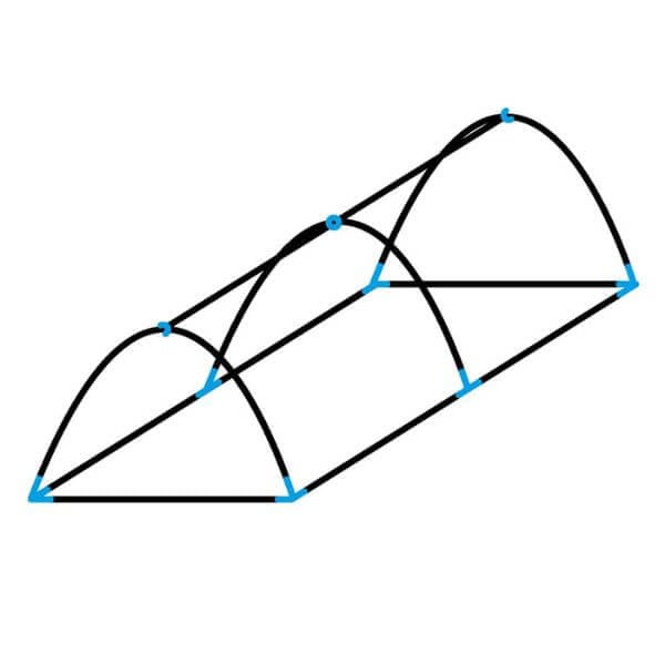 portable netting tunnel