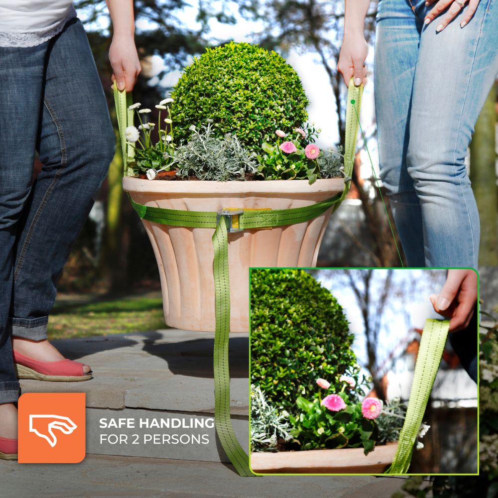 pot lifter for use of two gardeners