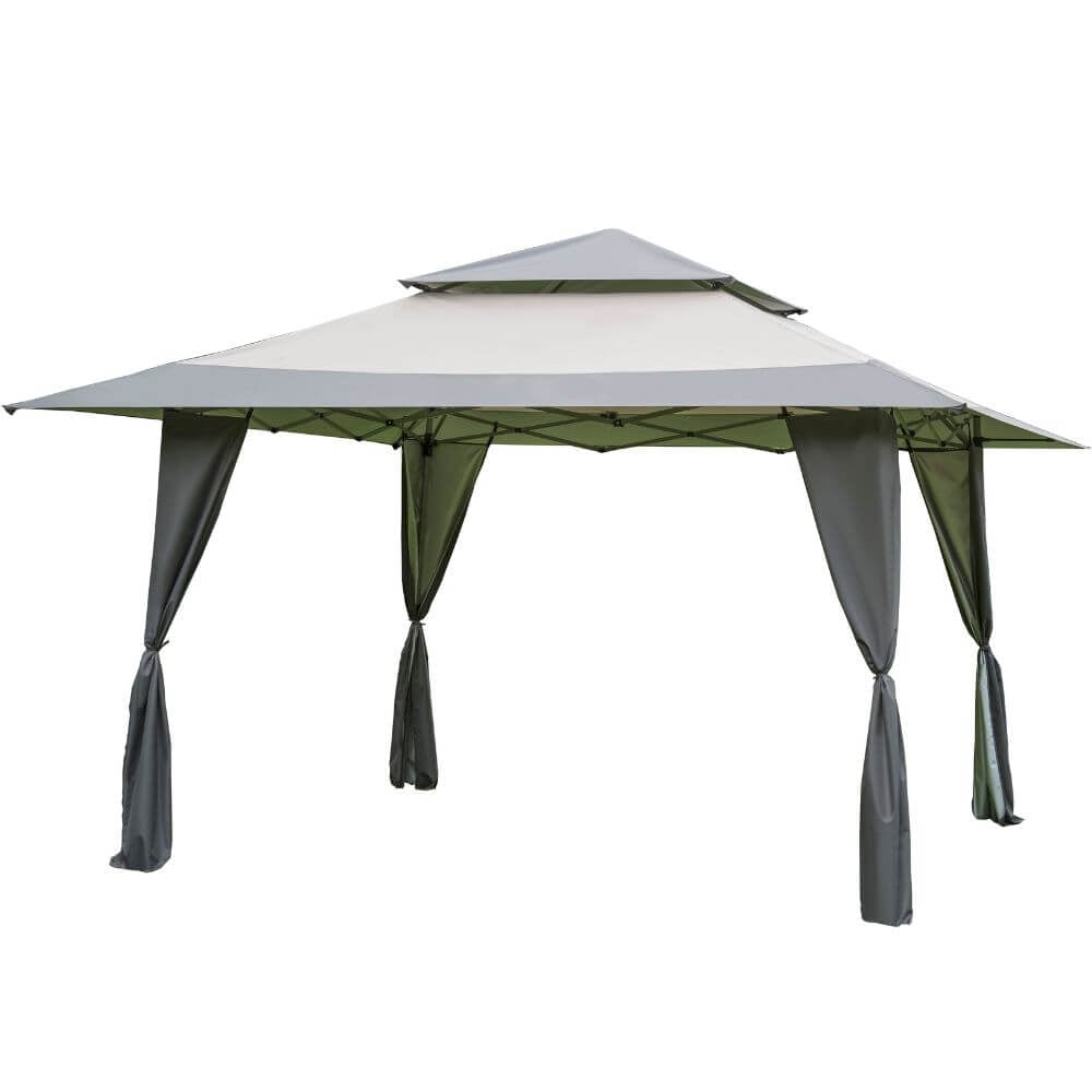grey garden gazebo