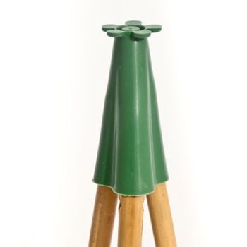 Pyramid Cane Caps Pack of 10 for Plant Safety
