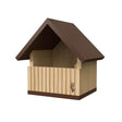 robin nest box brown roof