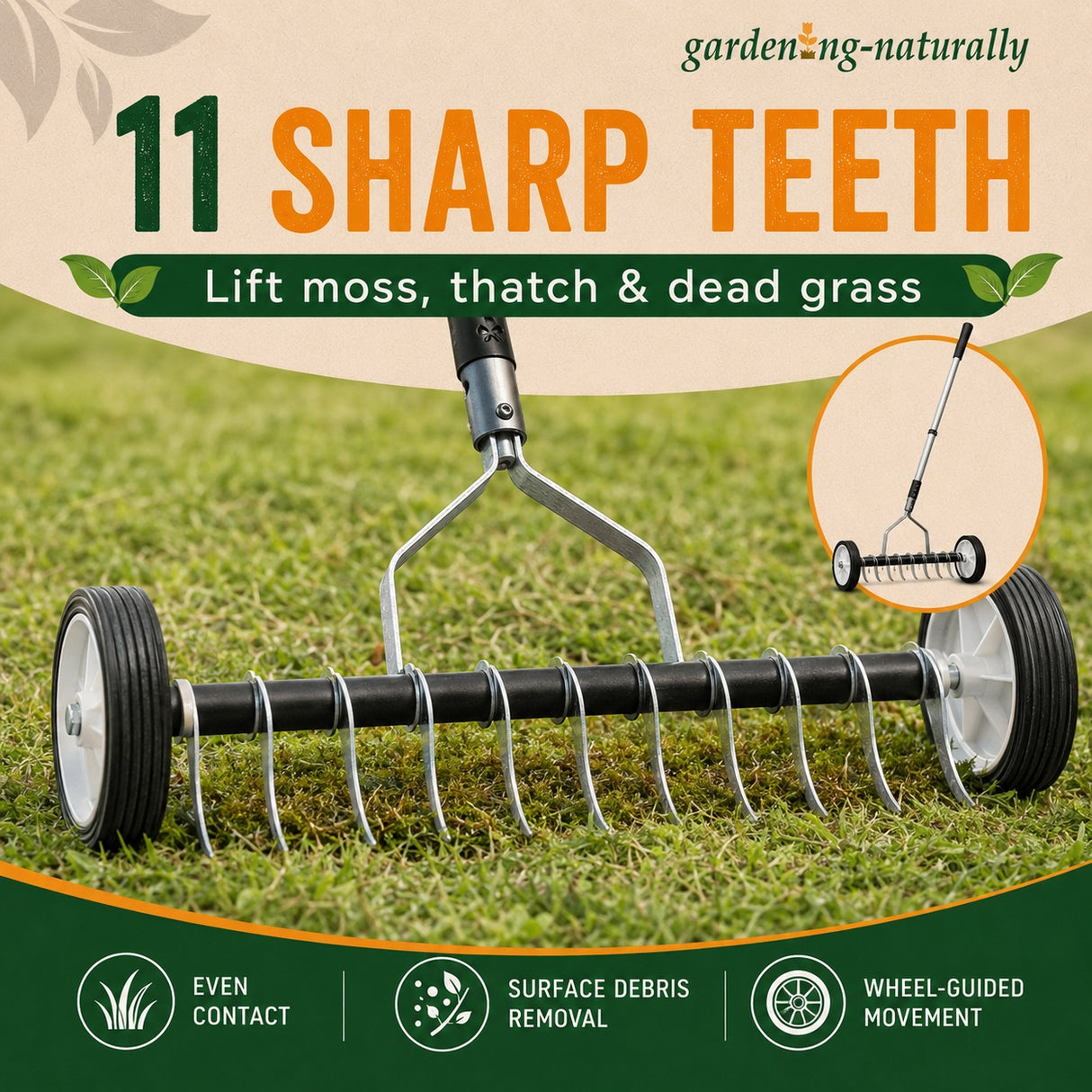 image of 11 teeth scarifier