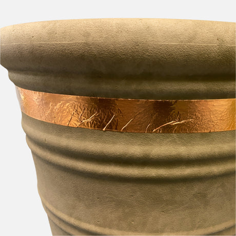 slug snail copper tape on plant pot
