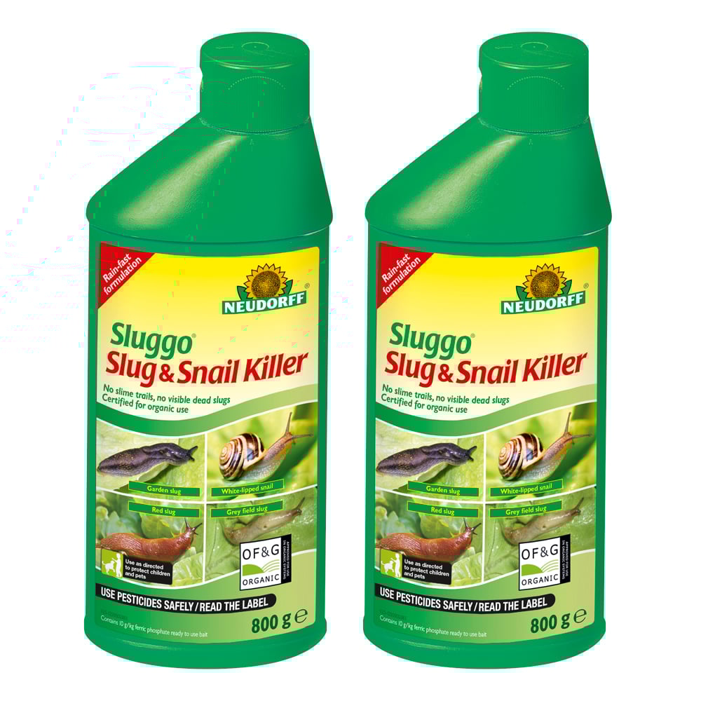 two bottles of sluggo neudorf killer