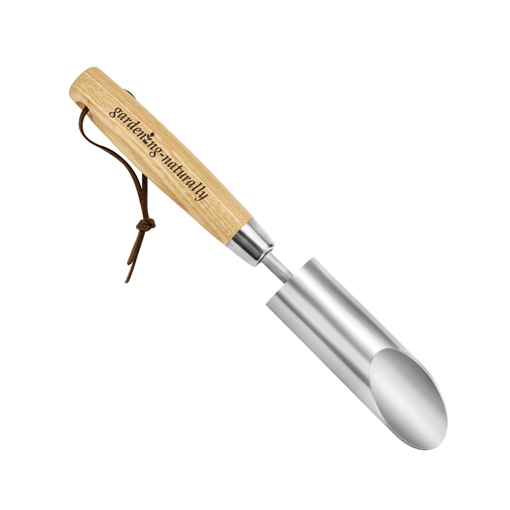 Small Hand bulb planter with wooden handle