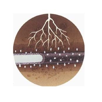 Soaker hose illustration