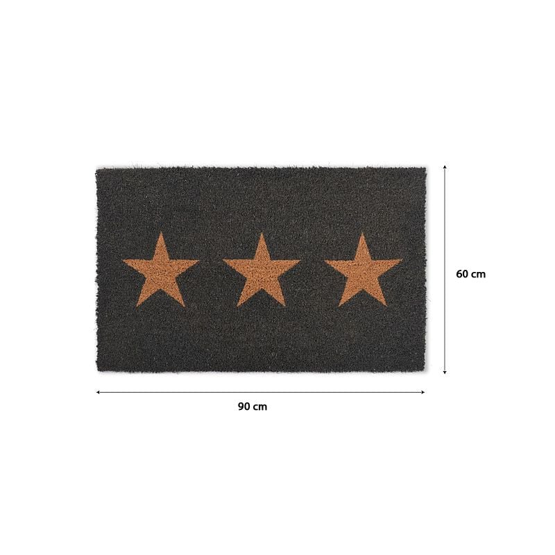 Doormats with stars and dimensions 60cm x 90cm