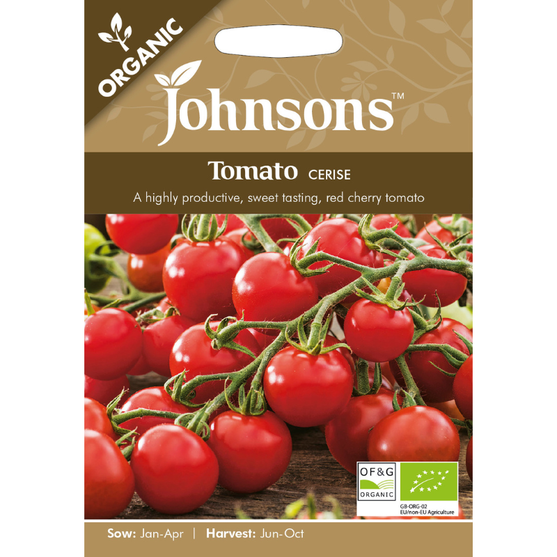 packet of tomato cerise seeds