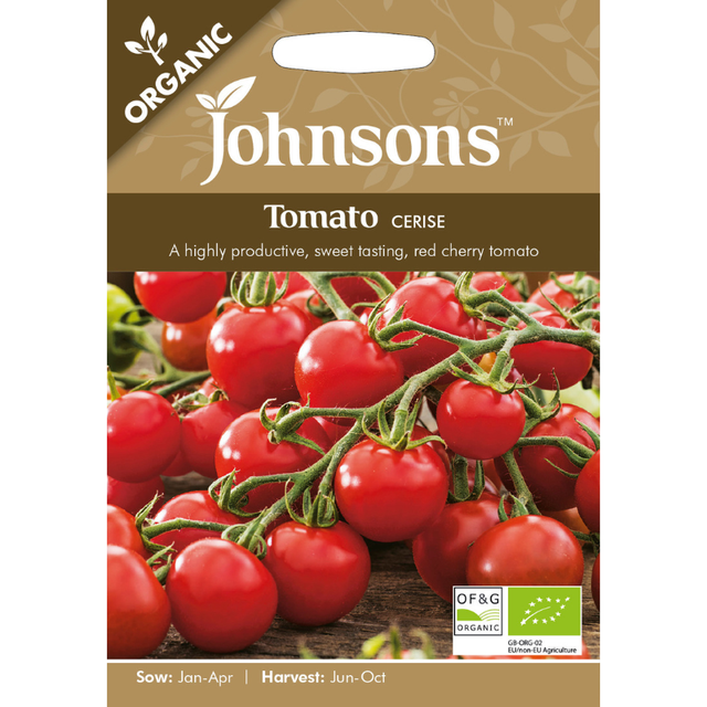 packet of tomato cerise seeds