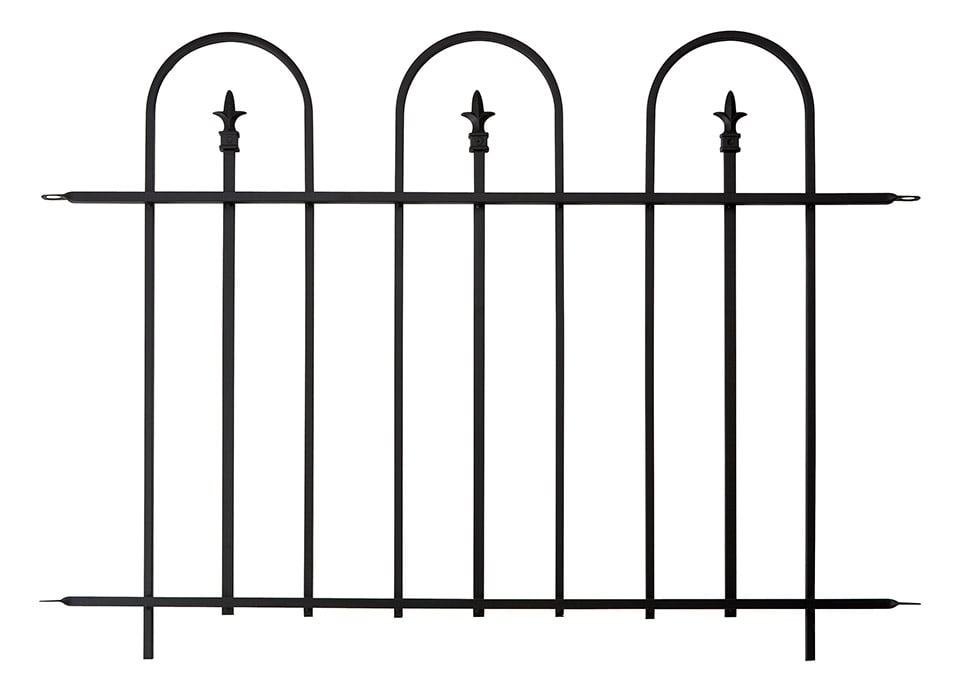 triple arch fence panel