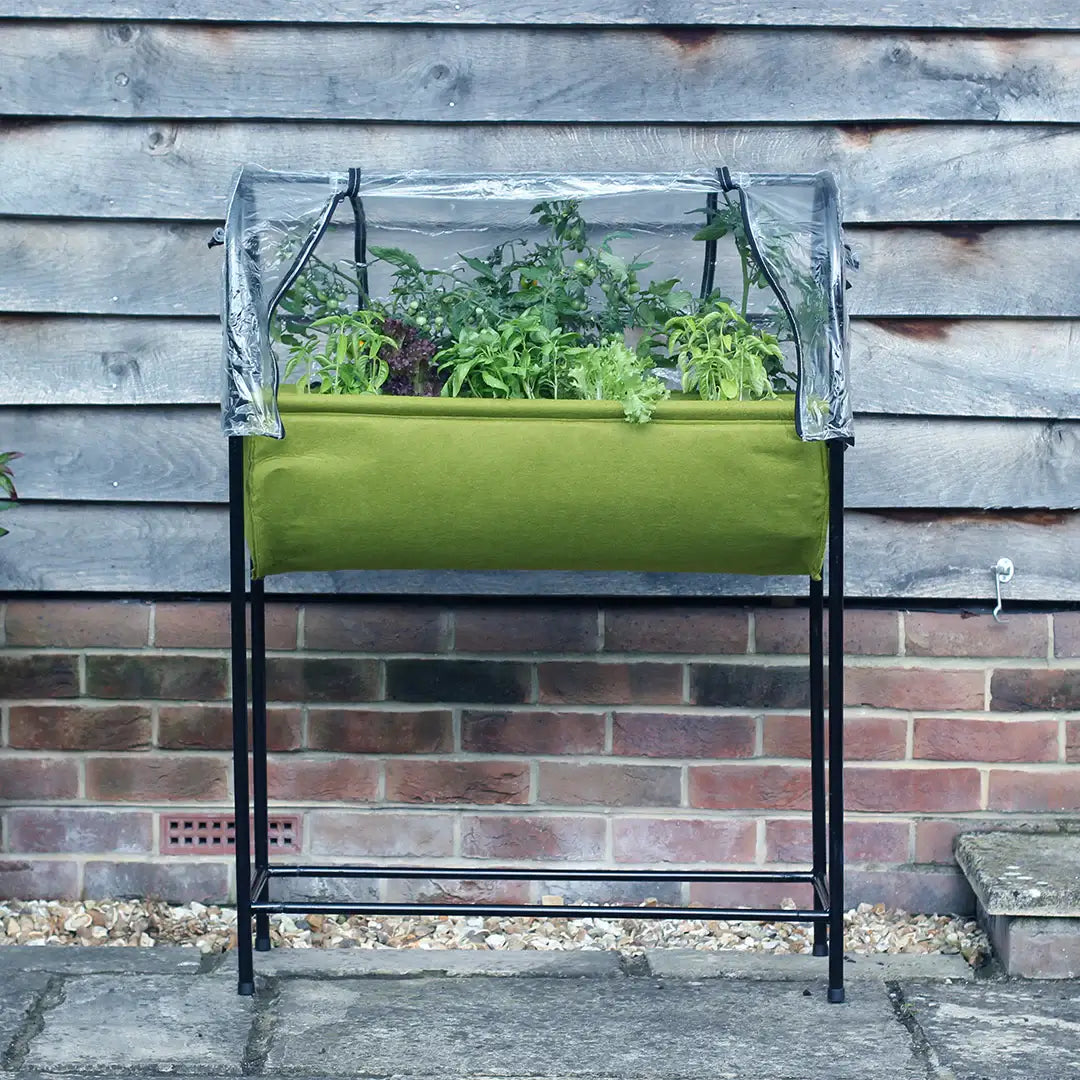 vigoroot green fabric easy garden table