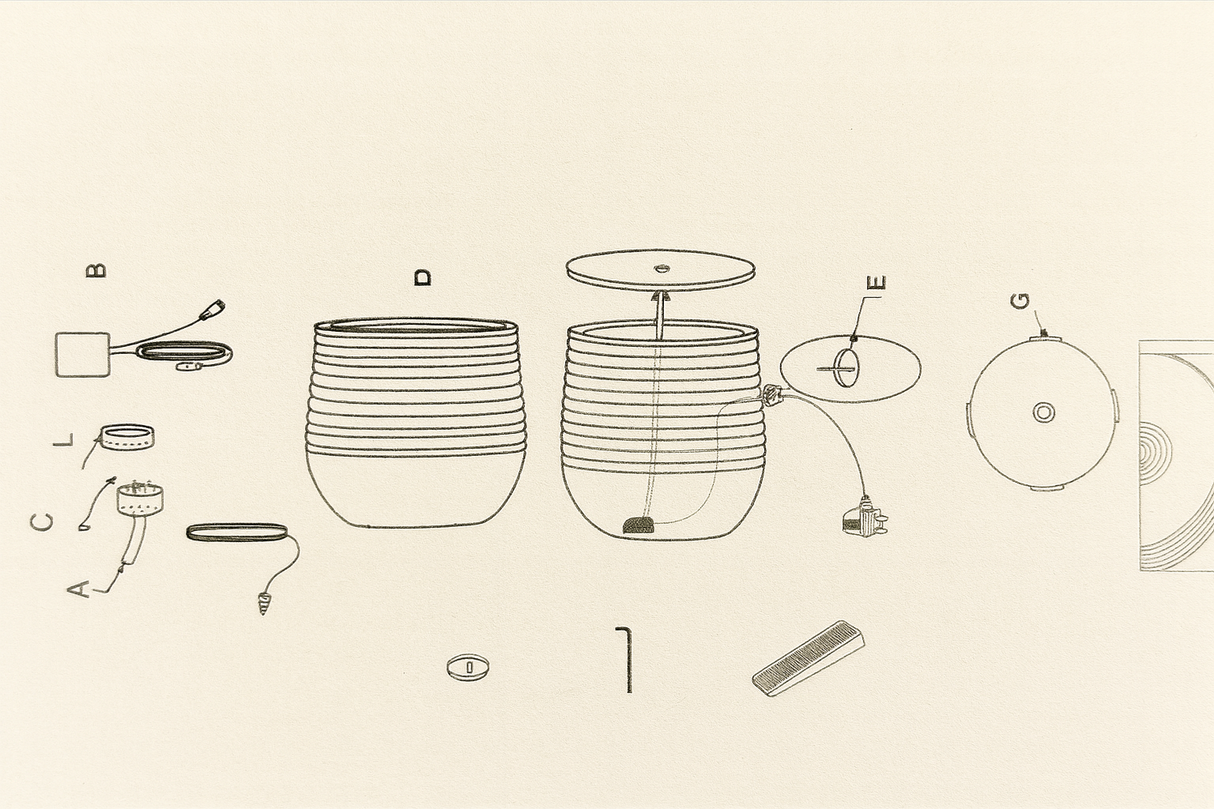 water feature diagram components