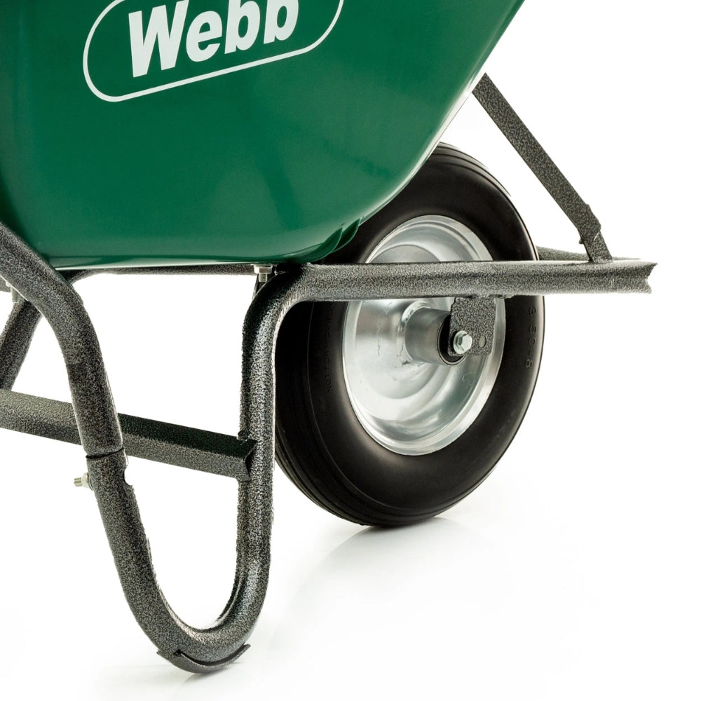 steel wheelbarrow bars and puncture proof tyres