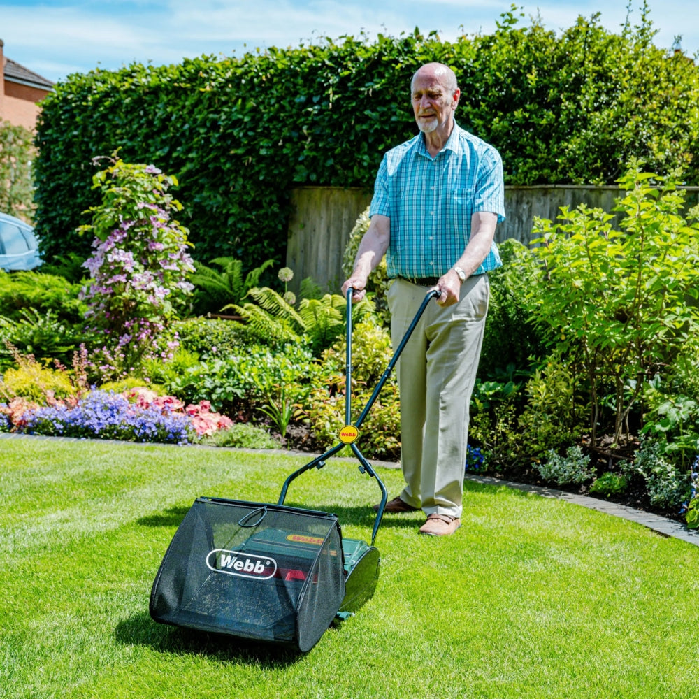 lawnmower lightweight for easy garden grass cutting