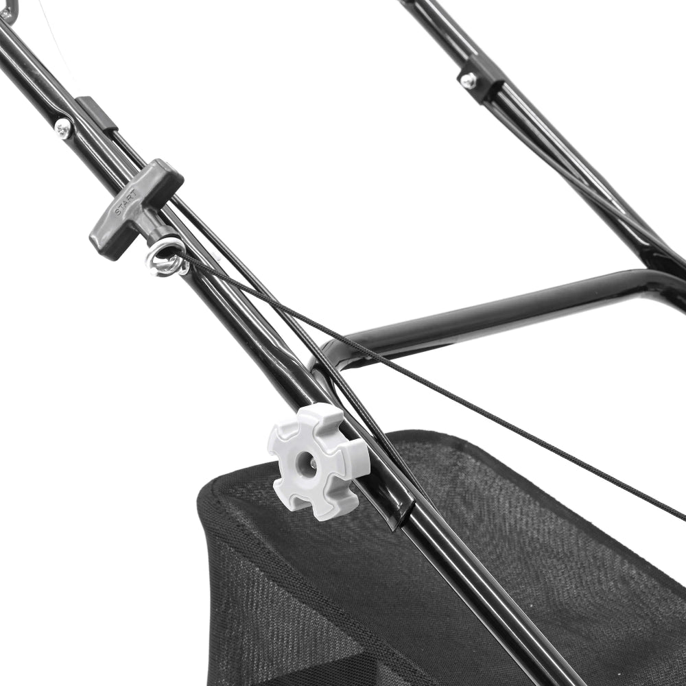 handles on the webb lawn mower