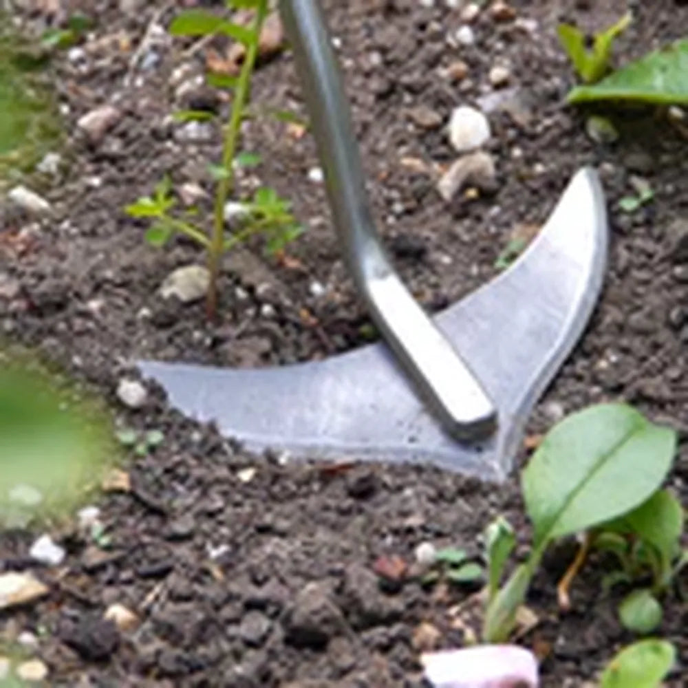 weed slice-tool-in-soil
