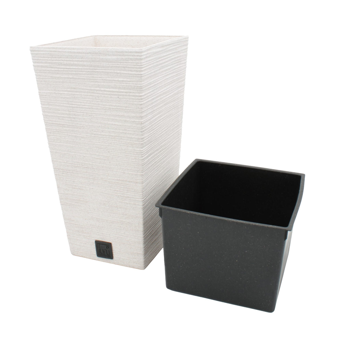Tall Square Fora Plant Pot for Modern Homes