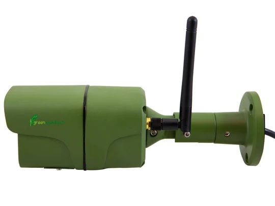 Blank image of side of wildlife camera