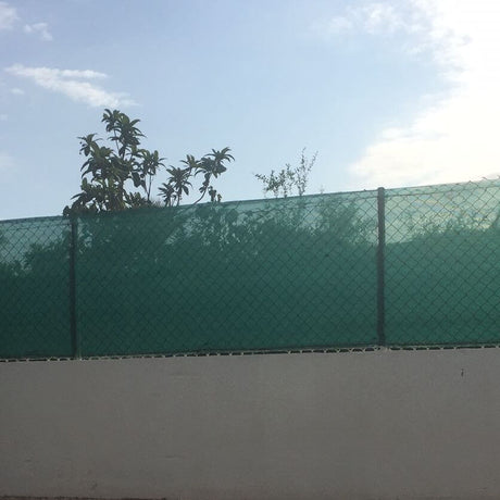 windbreak shade netting on a wall