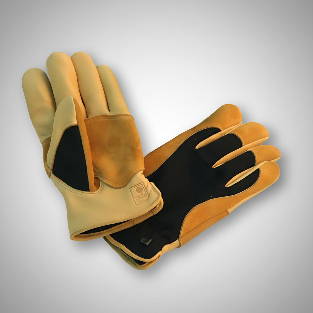 yellow winter touch gloves for gardening