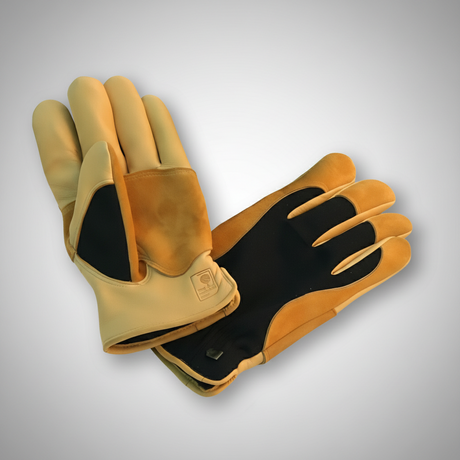 yellow winter touch gloves for gardening