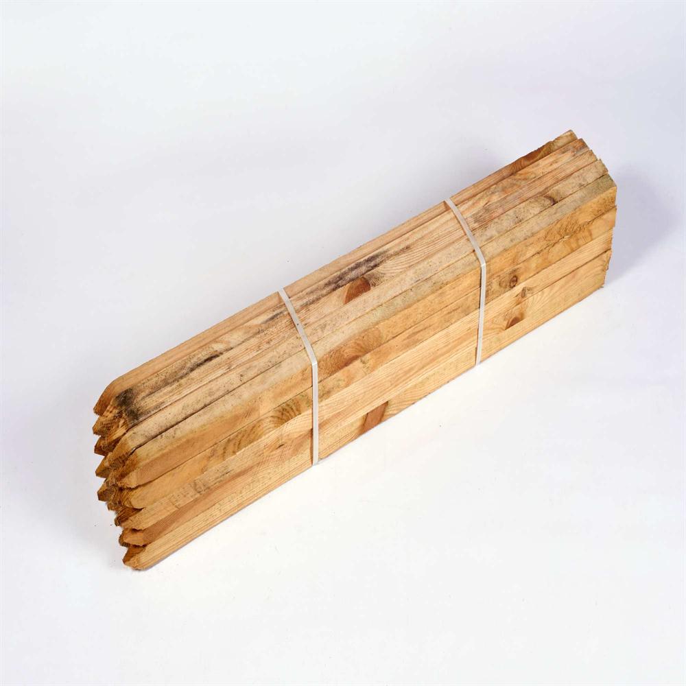 wooden fence stakes for building netting fences