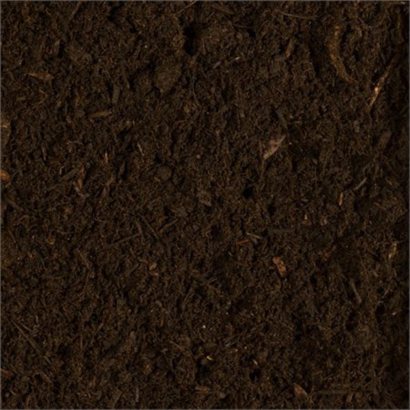 wool compost very dark