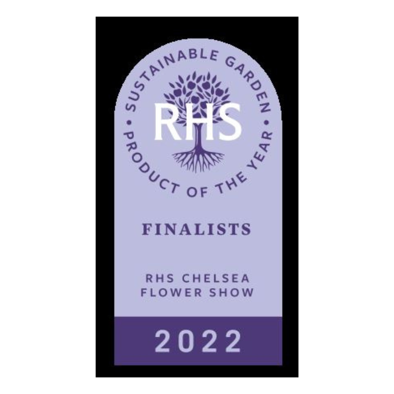 logo showing RHS finalist for wool compost winner