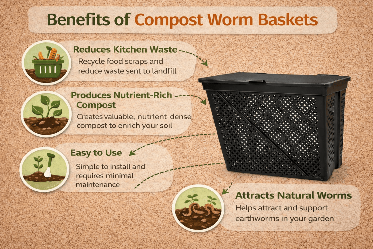 benefits of worm composting basket