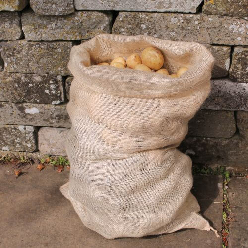 Hessian potato sack