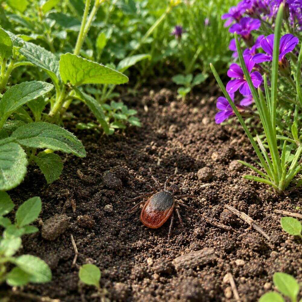 tick in garden nematodes