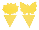 2 mini yellow sticky traps for plants