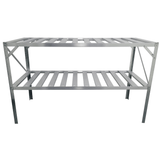 Greenhouse staging - two tier on a white background