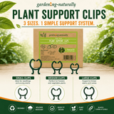  3 size plant support clips