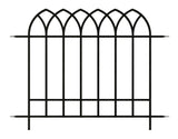 Garden Gate and Fencing Kit Gothic Style