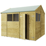 8ft x 10ft wooden shed storage