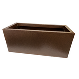 garden planter in bronze black