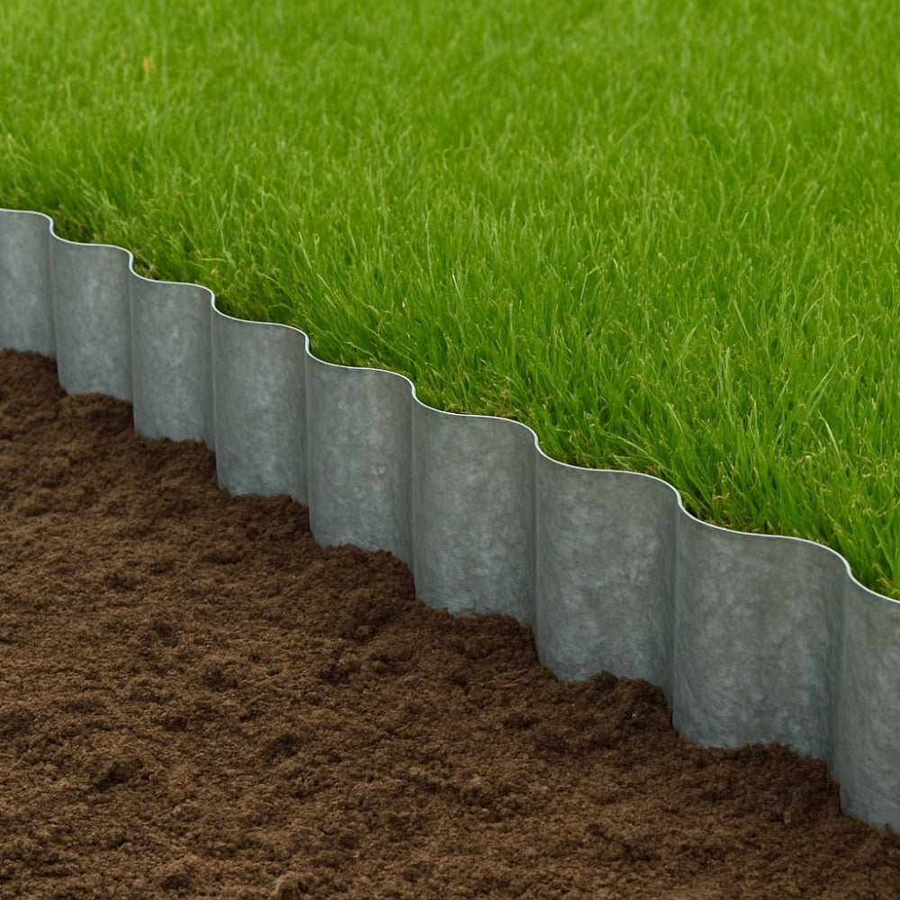 Aluzinc Lawn/Border Galvanised Edging Roll 4m