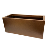 trough planter bronze black