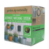 Automatic watering system box being shown on a white background