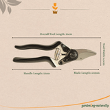 Bypass Pruner With SK5 Steel Blades