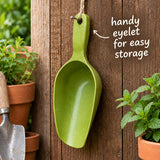 Olive Green Bamboo Compost Scoop 29cm