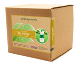 Cardboard box with 'gardening naturally' chafing beetle trap packaging on a white background