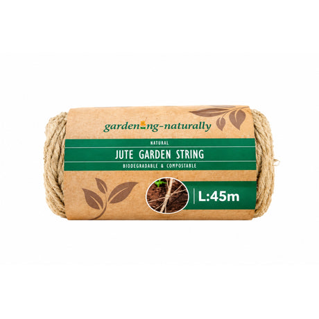 Jute garden string on white back ground