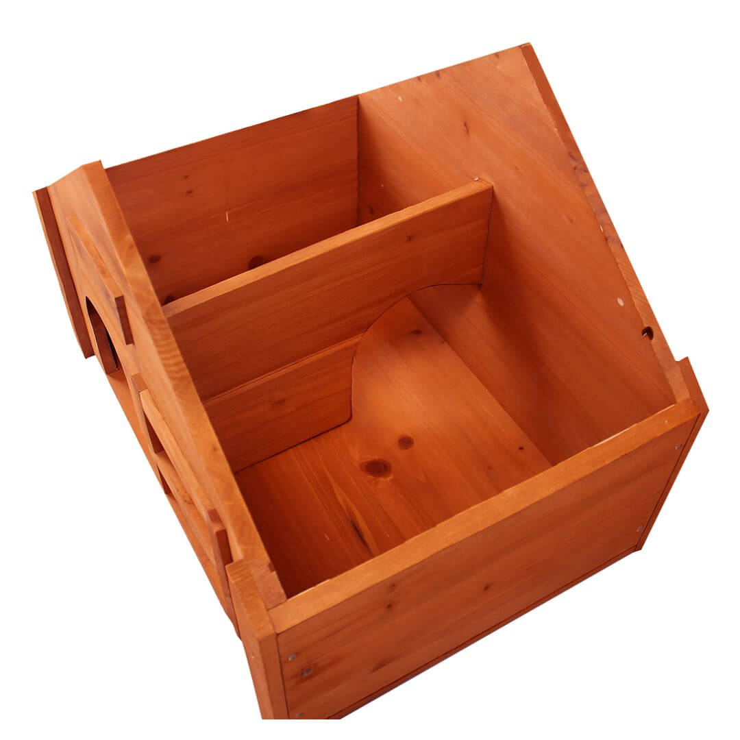 Wooden premium  inside of hedgehog house