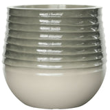 Sage and ivory plant pot