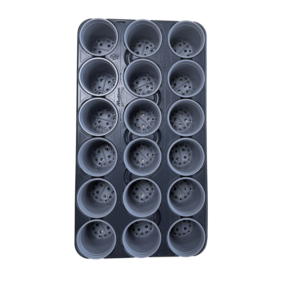 Garden Shuttle tray and pots