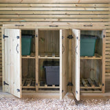 Wooden-Storage-Bins-multiple-bins